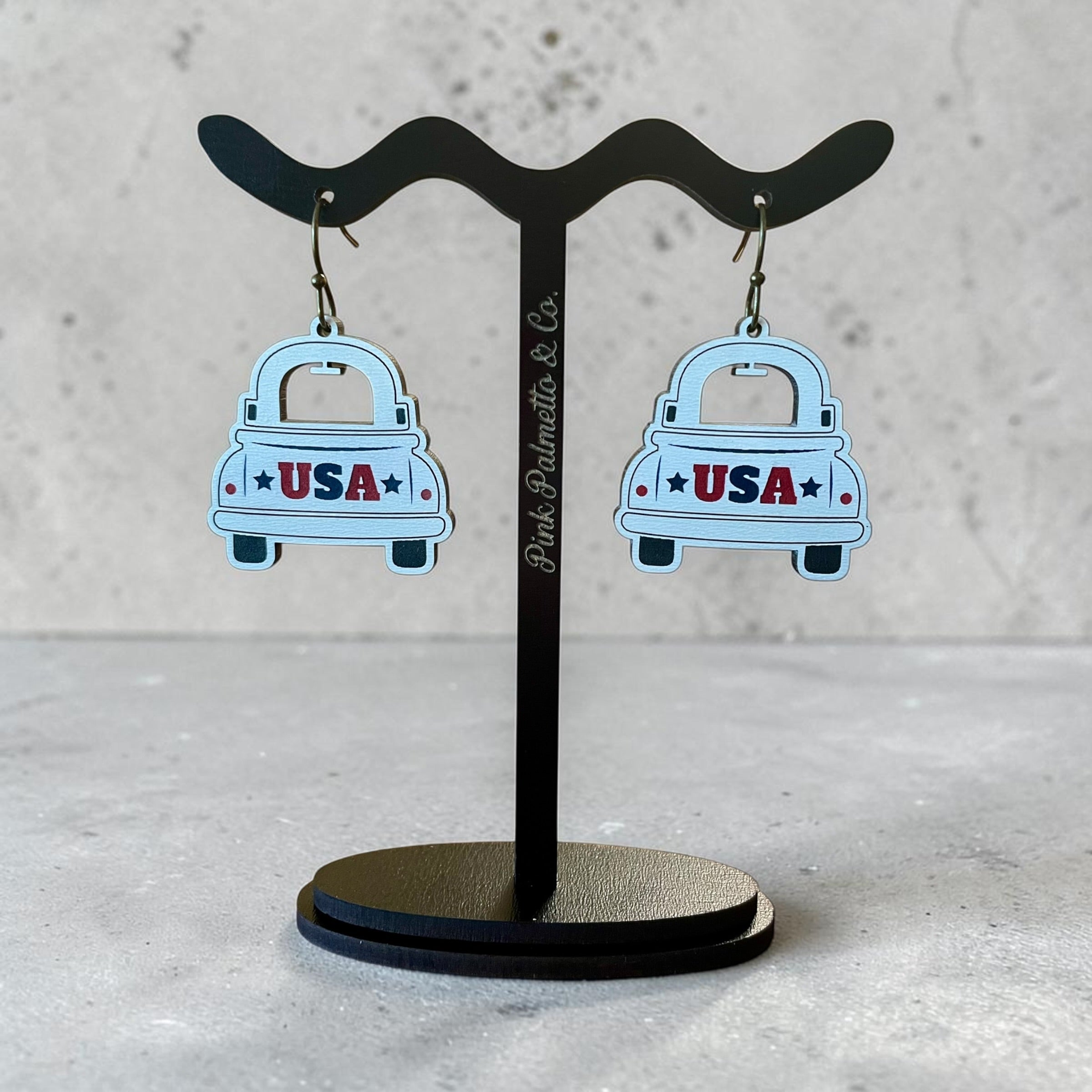 USA Truck Earrings