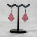Jesus Fish Coral Acrylic Earrings