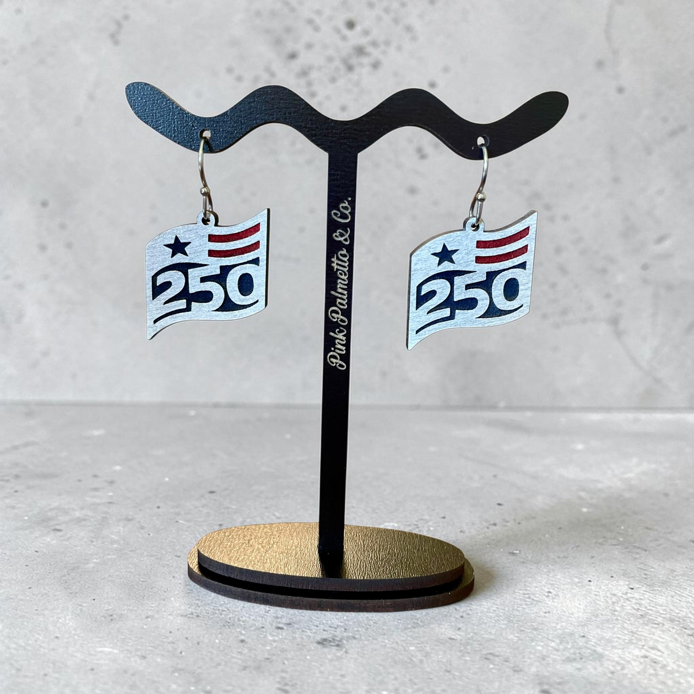 250 Flag Earrings