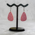 Jesus Fish Coral Acrylic Earrings