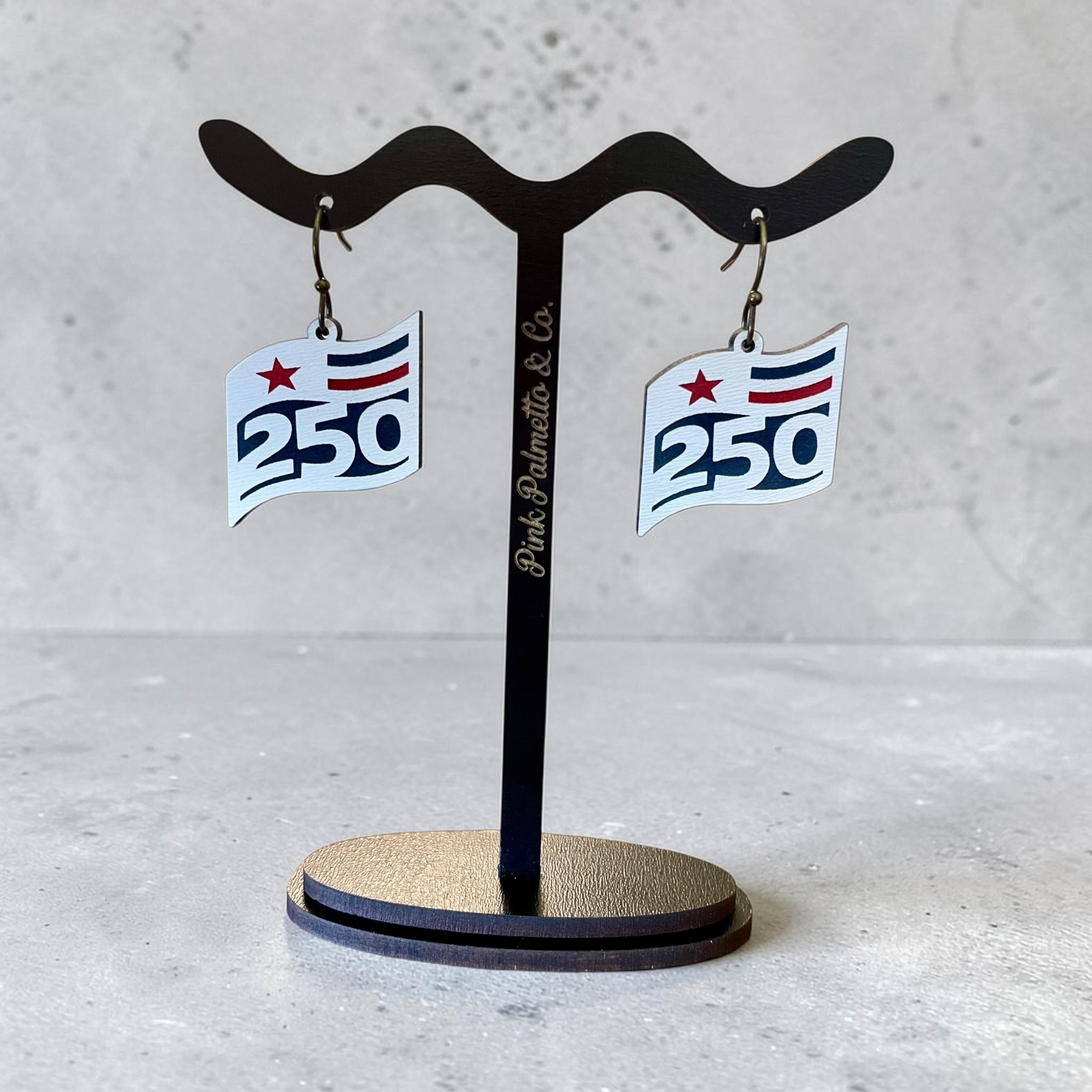 250 Flag Earrings