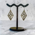 Faith Cross Geometric Earrings